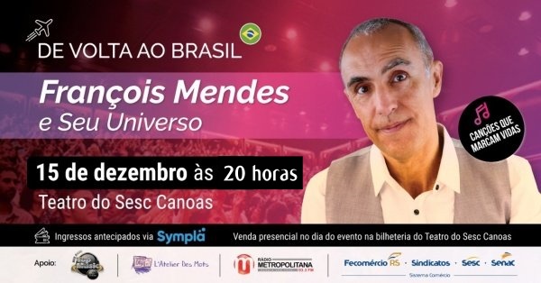 Show - François Mendes e seu universo