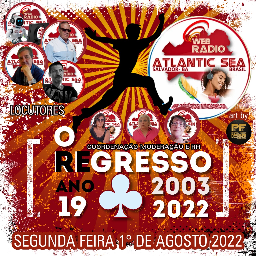 REGRESSO A 100% da nossa WebRADIO ATLANTIC SEA